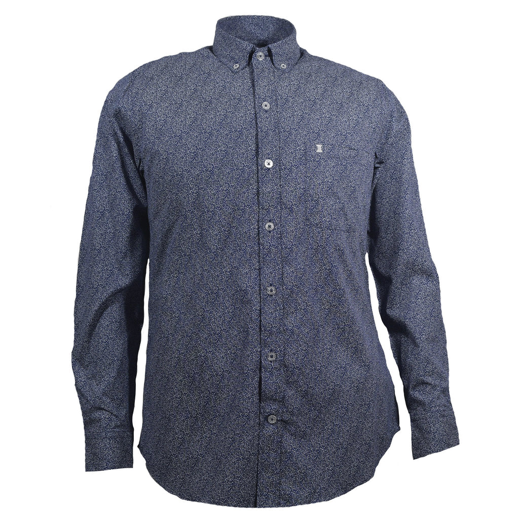 CAMISA  MANGA LARGA ESTAMPADA 100% ALGODON