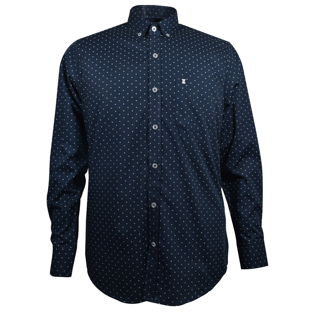 CAMISA  MANGA LARGA ESTAMPADA 100% ALGODON