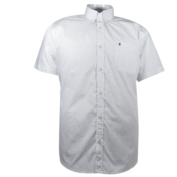 CAMISA  MANGA CORTA BLANCA ESTAMPADO